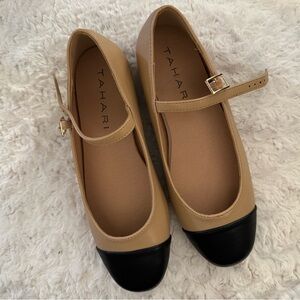 New Tahari Mary Jane Cap Toe